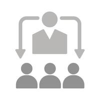 HR Technology Icon Design vector