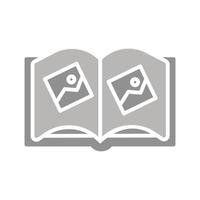 Memory Book Icon Design vector