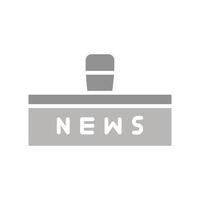 News Studio Icon Design vector