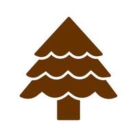 Christmas Tree Icon Design vector