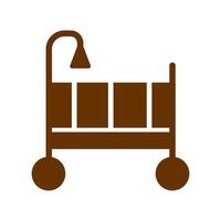 Nursery Decor Icon Design vector