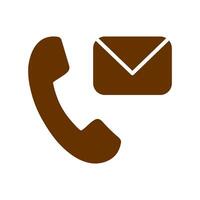 Contact Us Icon Design vector