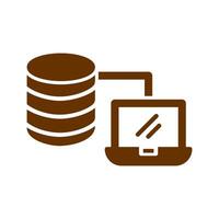 Big Data Icon Design vector