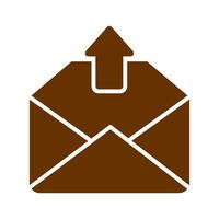 Outbox Icon Design vector