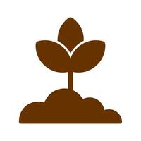 Sprout Icon Design vector