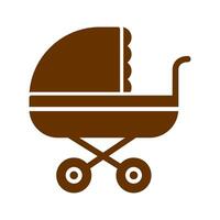 Stroller Time Icon Design vector