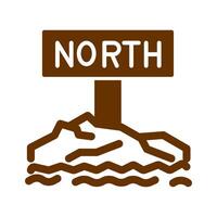 Northpole Icon Design vector