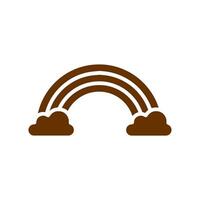Rainbow Icon Design vector