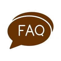 FAQ Section Icon Design vector