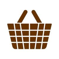 Shopping Basket Icon Design vector