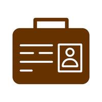 Office Card Icon Design vector