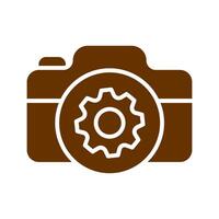 Camera Settings Icon Design vector