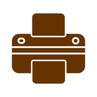 Printer Icon Design vector