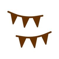 Streamers Icon Design vector