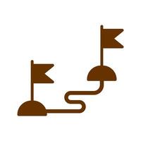 Milestones Icon Design vector