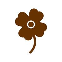 Four Leaf Clover Icon Design vector