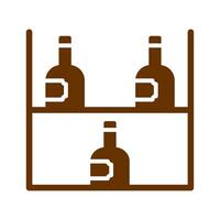 Wine Rack Icon Design vector