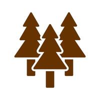 Evergreen Tree Icon Design vector