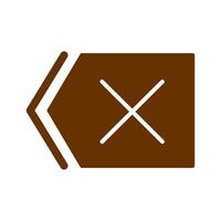 Delete Icon Design vector