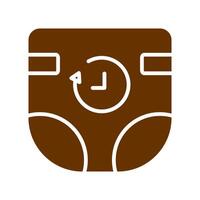 Diaper Duty Icon Design vector