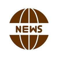 News Website Icon Design vector