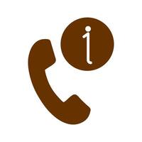 Contact Information Icon Design vector