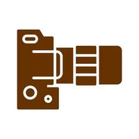 DSLR Essentials Icon Design vector