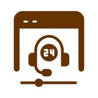 Support Forum Icon Design vector