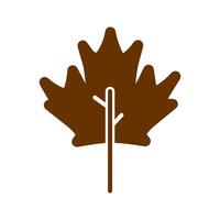 Maple Leaf Icon Design vector