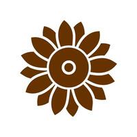 Floral Arrangement Icon Design vector