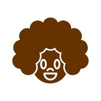 Clown Face Icon Design vector