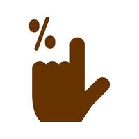 Click Through Rate Icon Design vector