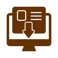 Landing Page Icon Design vector