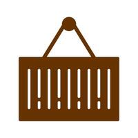 Barcode Sales Icon Design vector