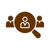 Recruitment Icon Design vector