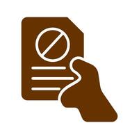 Resignation Icon Design vector