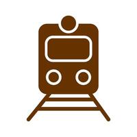 Railway Car Icon Design vector