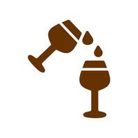 Wine Sip Icon Design vector