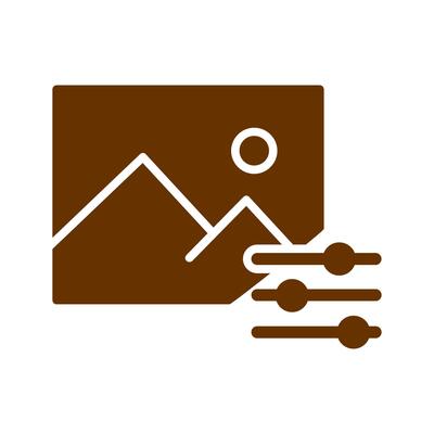 Photo Editing Tools Icon Design