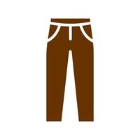Pants Icon Design vector