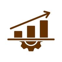 Performance Metrics Icon Design vector