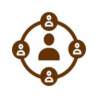 Networking Icon Design vector
