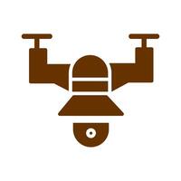 Drone Photography Icon Design vector