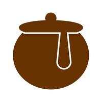 Honey Pot Icon Design vector