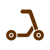 Kick Scooter Icon Design vector