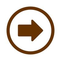 Right Arrow Icon Design vector