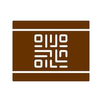 QR Code Business Card Icon Design vector