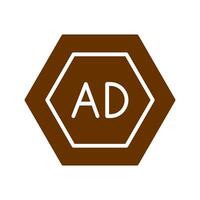 Ad Blocker Icon Design vector