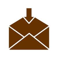 Receive Icon Icon Design vector