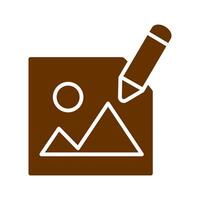 Photography Editing Icon Design vector